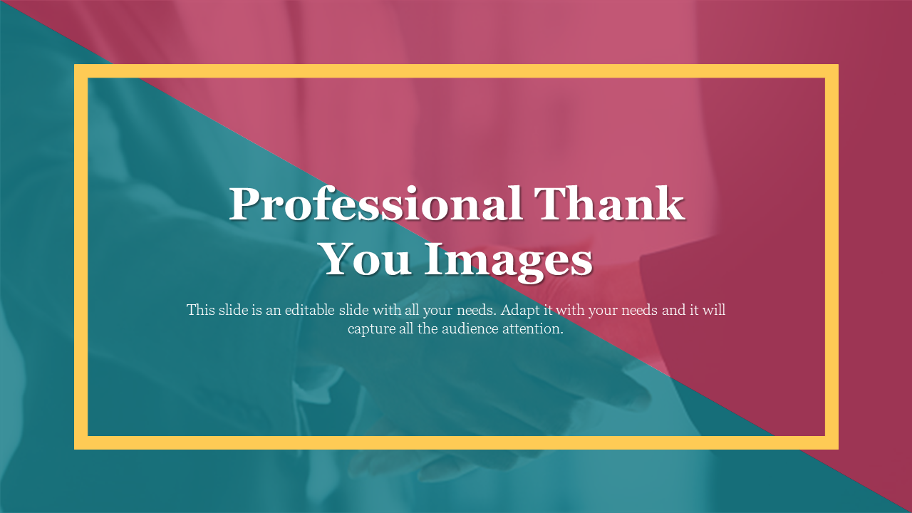 Professional Thank You Images PowerPoint Slide